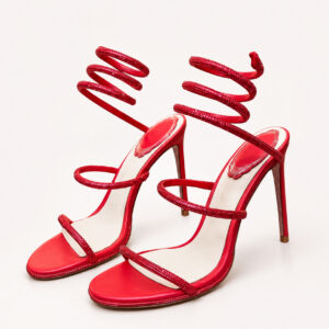 amina muaddi spiral heels